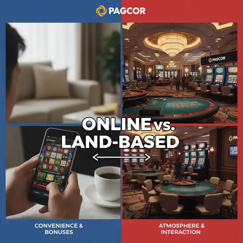 Online vs Land-based PAGCOR